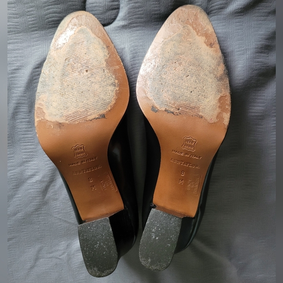 Ann Taylor Pumps - Pearly Black, Sz 8M - Picture 8 of 11